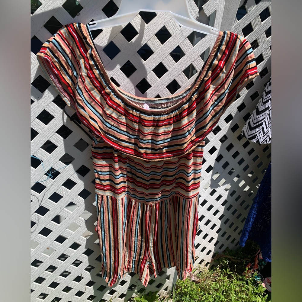 Off the shoulder romper